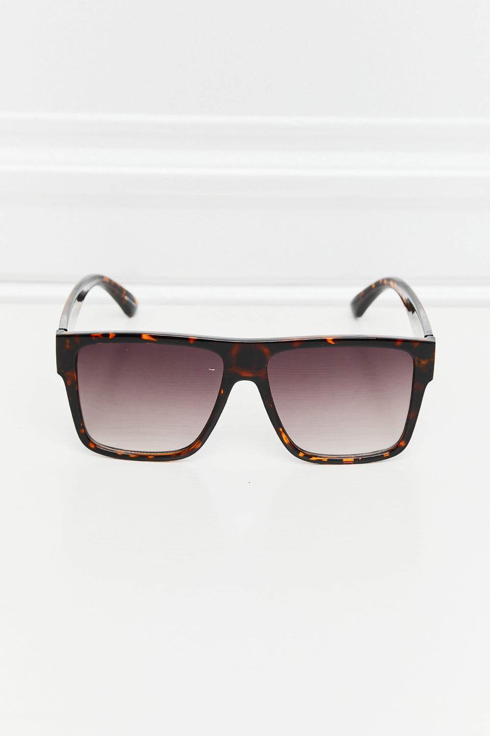Tortoiseshell Square Full Rim Sunglasses - Delanoir