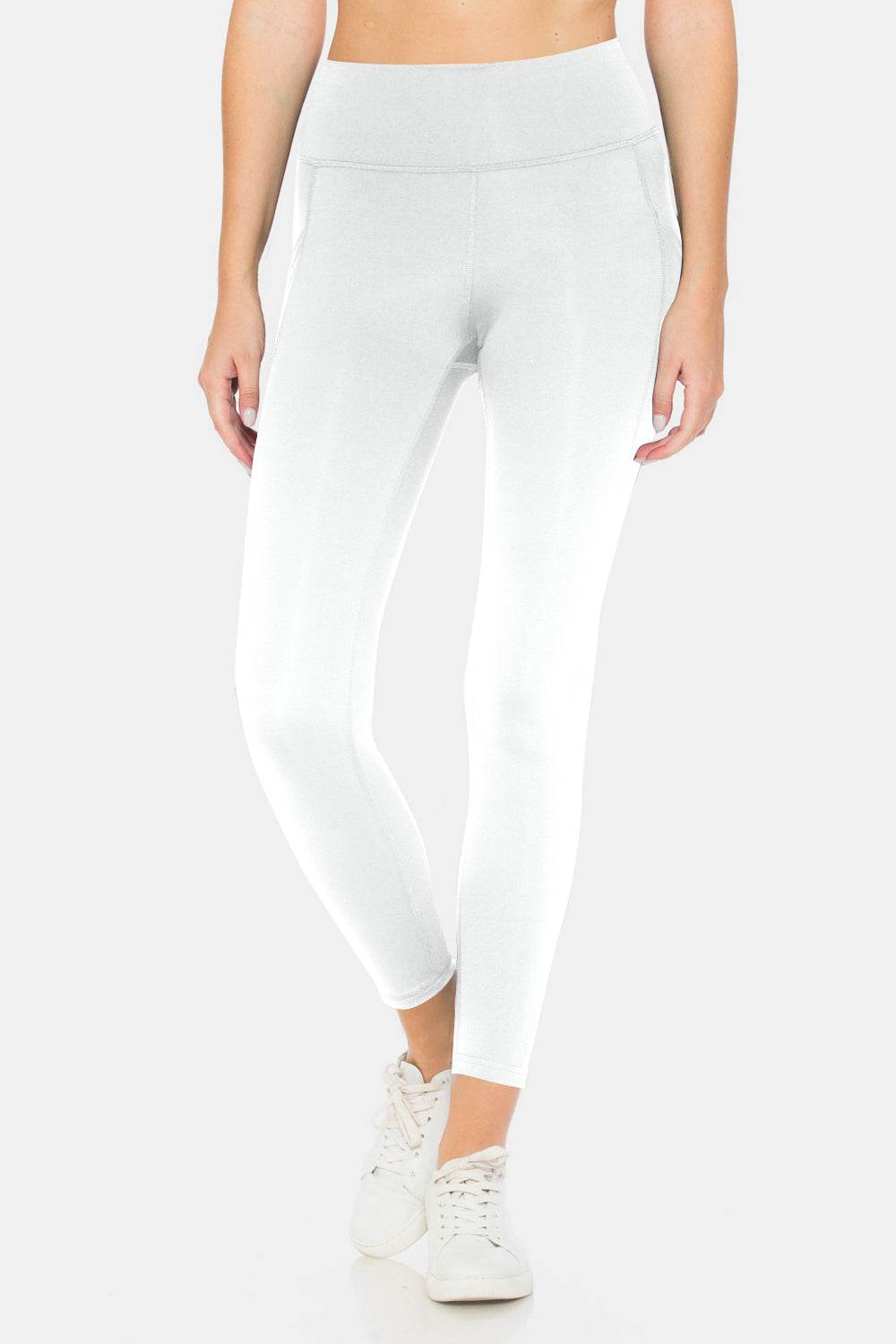 Leggings Depot High Waist Leggings with Pockets - Delanoir