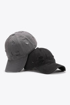 Distressed Adjustable Baseball Cap - Delanoir