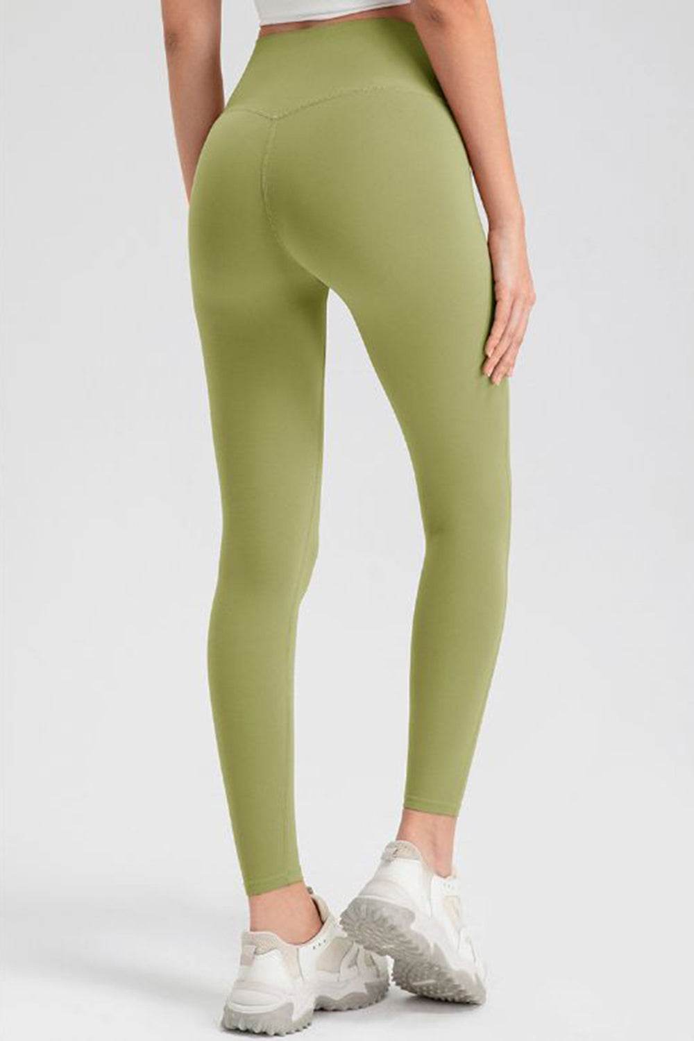 High Waist Skinny Active Pants - Delanoir