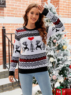 Christmas Round Neck Sweater - Delanoir