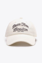 Embroidered Graphic Adjustable Baseball Cap - Delanoir