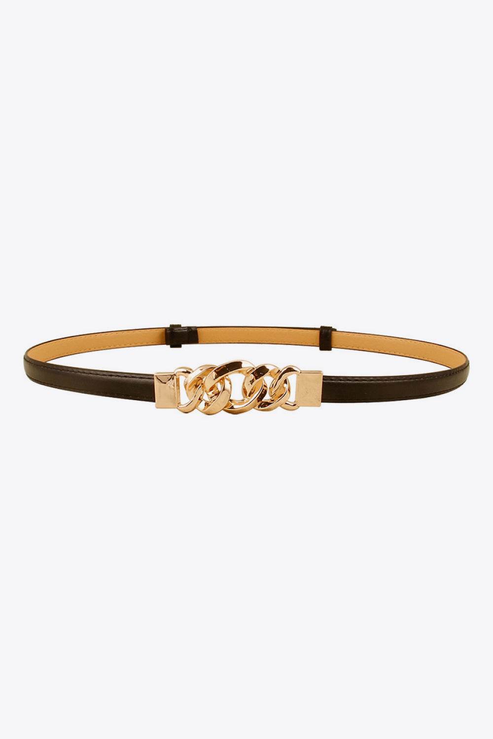 PU Skinny Belt - Delanoir