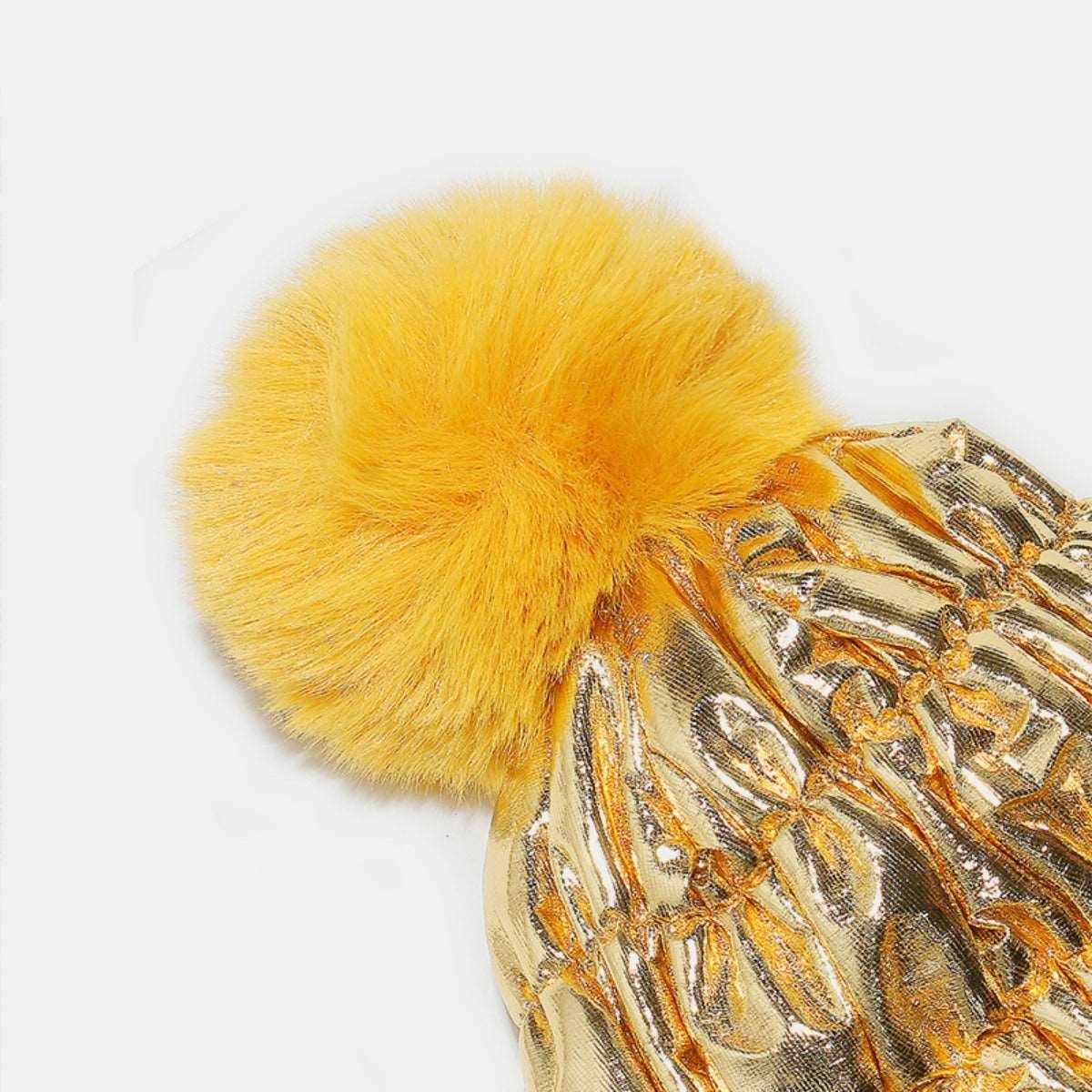Thermal Knit Hat with Pompom - Delanoir