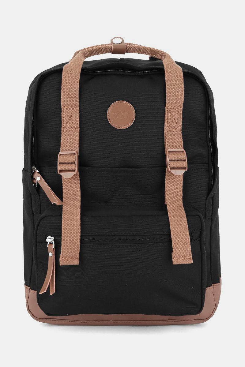 Himawari Waterproof Canvas Backpack Bag with Side Pockets - Delanoir