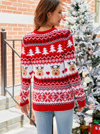 Christmas Round Neck Sweater - Delanoir