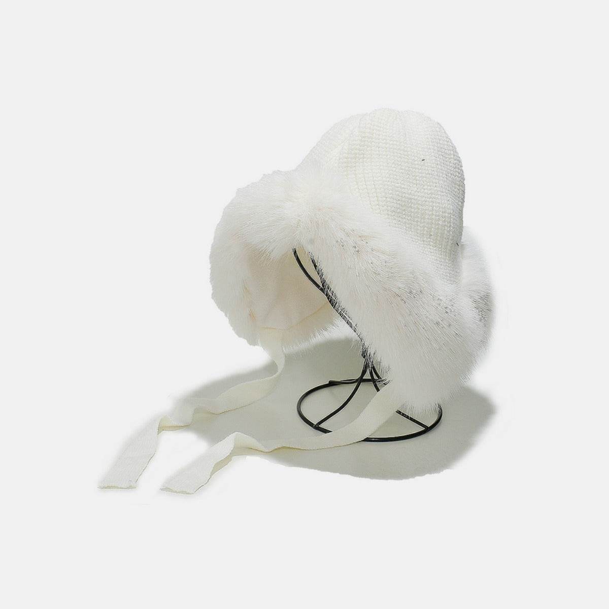 Thermal Tied Fuzzy Winter Hat - Delanoir