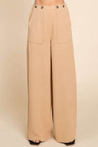 Culture Code Full Size High Waist Wide Leg Cargo Pants - Delanoir