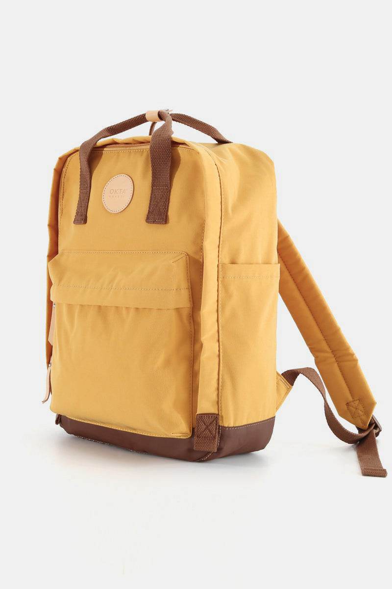Himawari Waterproof Canvas Backpack Bag with Side Pockets - Delanoir