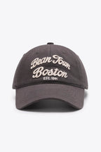 Embroidered Graphic Adjustable Baseball Cap - Delanoir