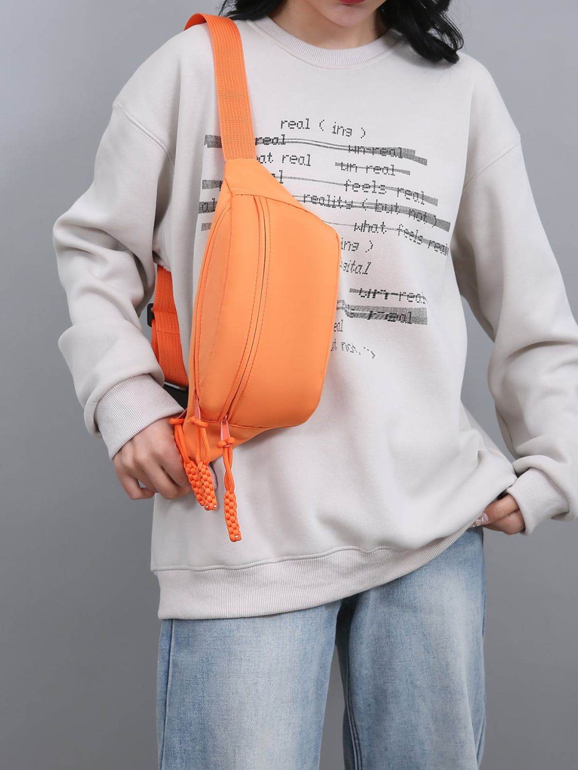 Oxford Cloth Adjustable Strap Sling Bag - Delanoir