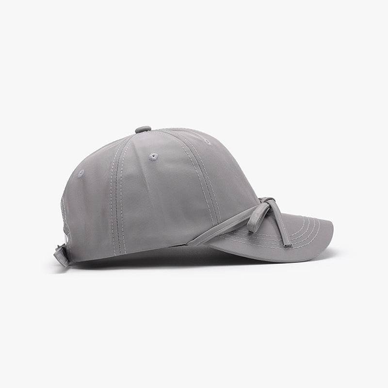 Tied Bow Cotton Baseball Cap - Delanoir