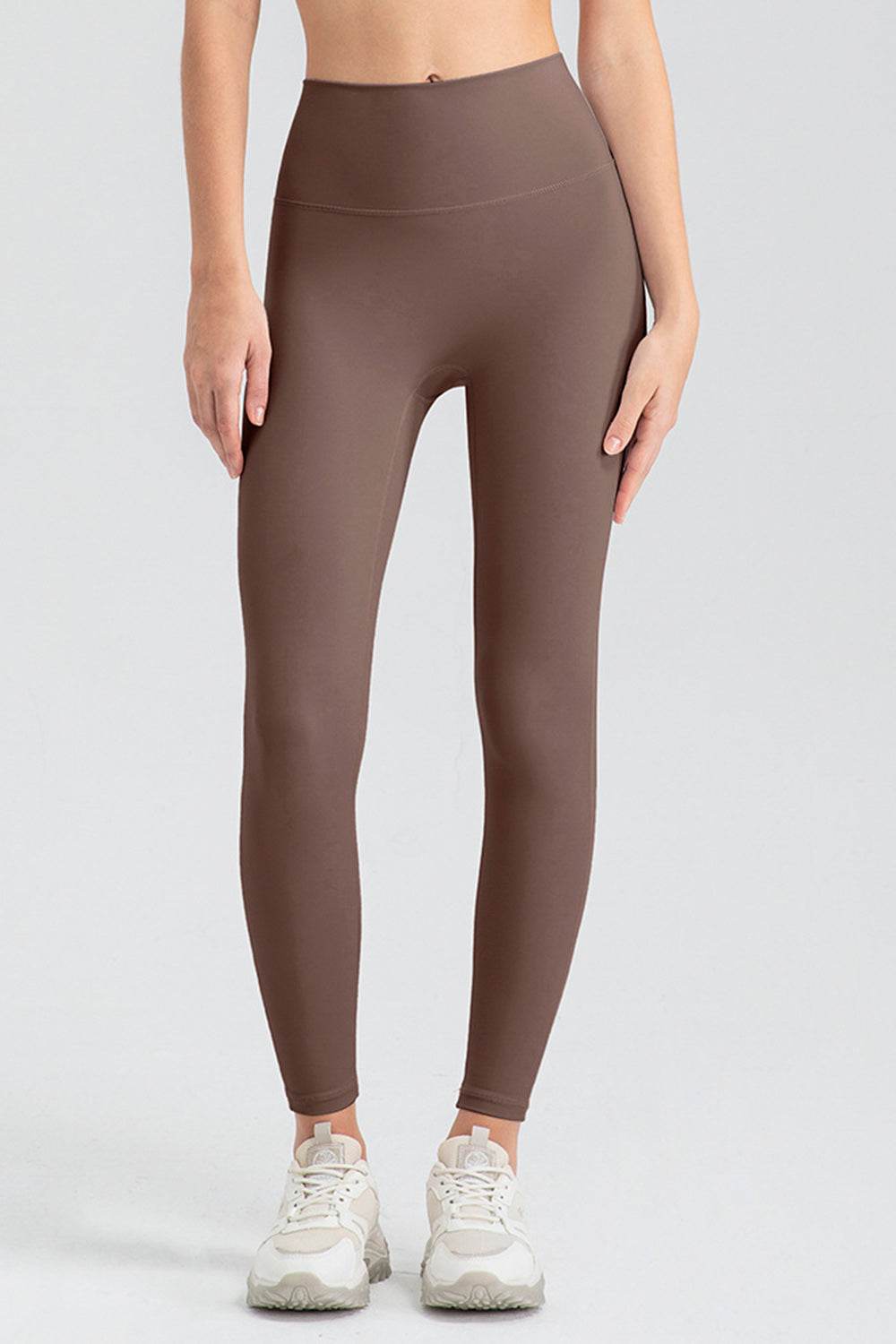High Waist Skinny Active Pants - Delanoir