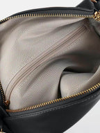 PU Leather Adjustable Strap Crossbody Bag - Delanoir
