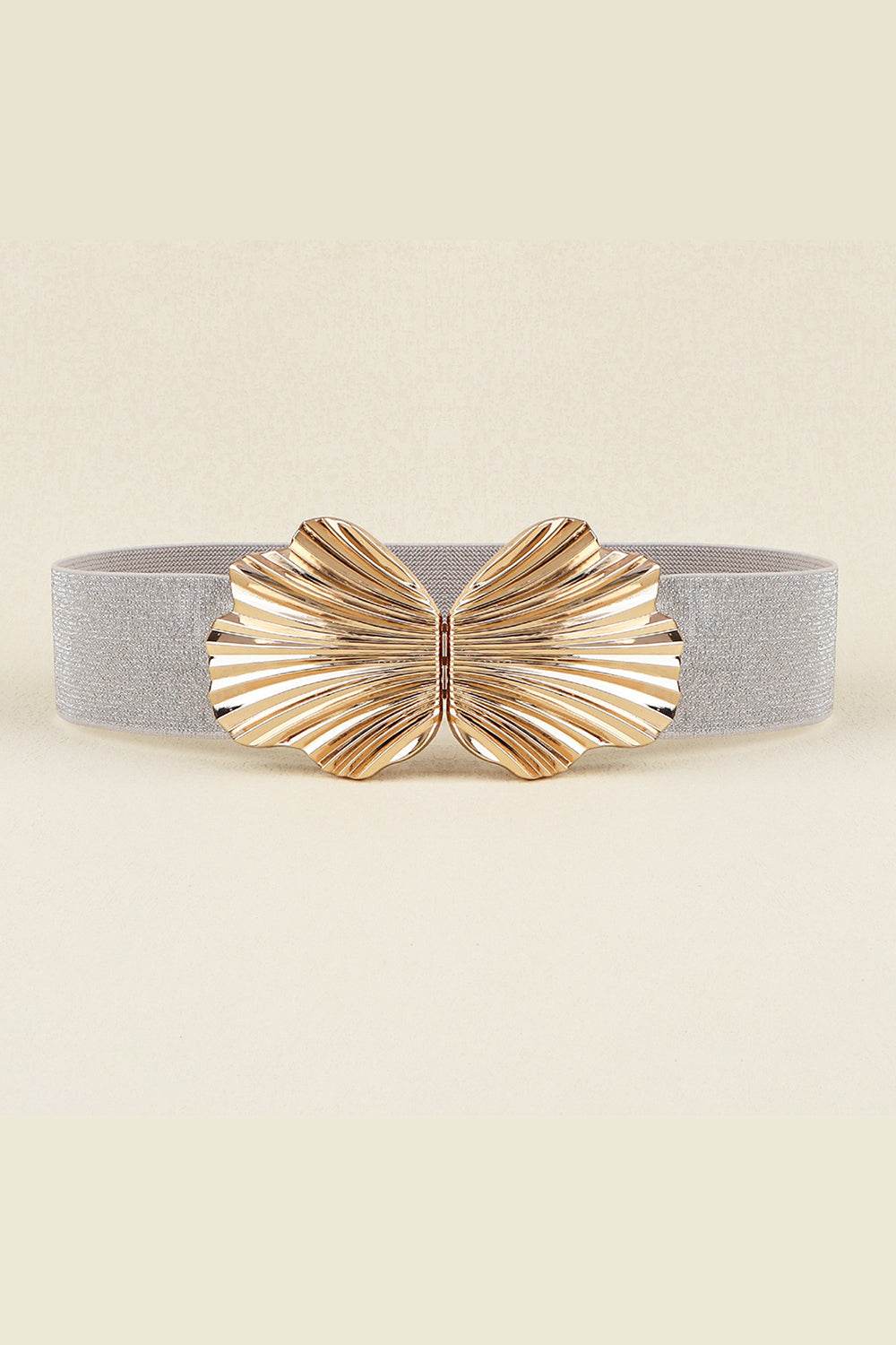Zinc Alloy Buckle Elastic Belt - Delanoir