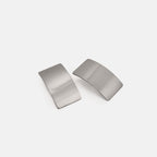 Stainless Steel Rectangle Earring - Delanoir
