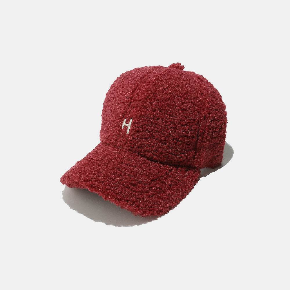 Sherpa Letter H Embroidered Cap - Delanoir