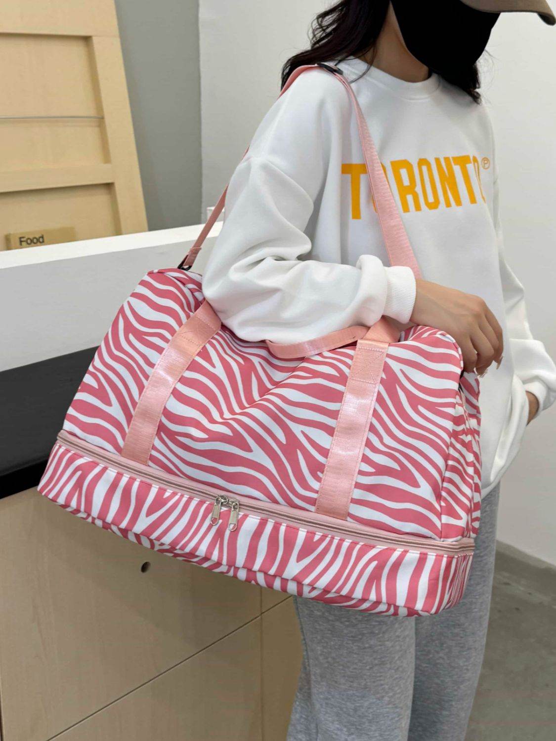 Oxford Cloth Leopard Travel Bag - Delanoir