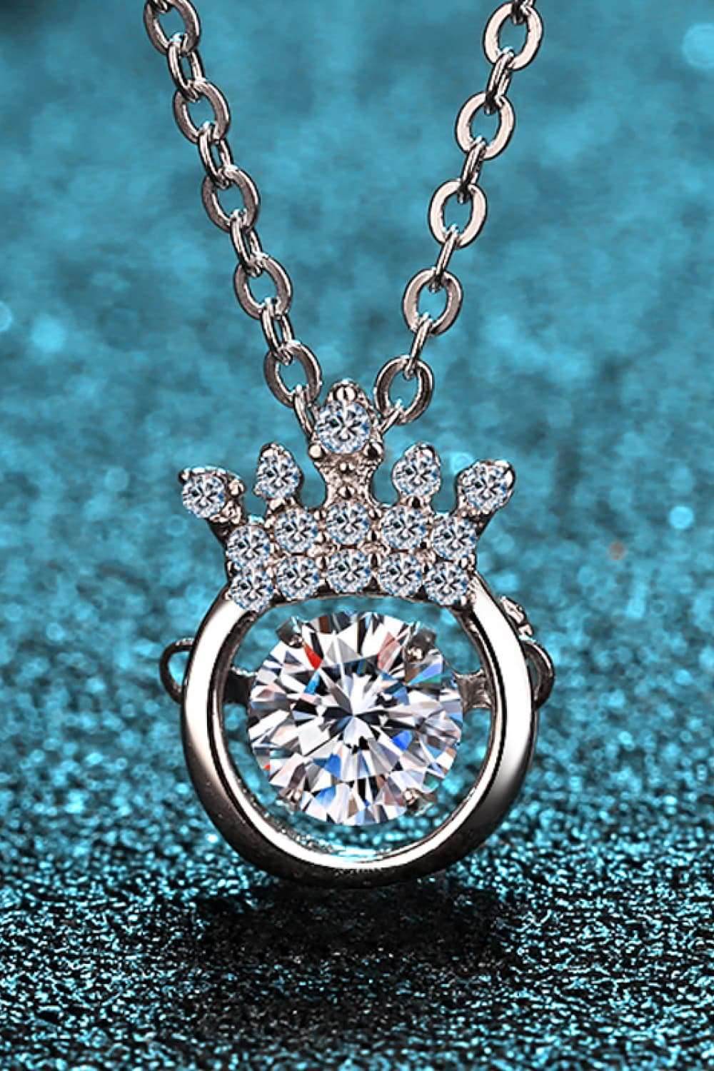 Moissanite 925 Sterling Silver Necklace - Delanoir