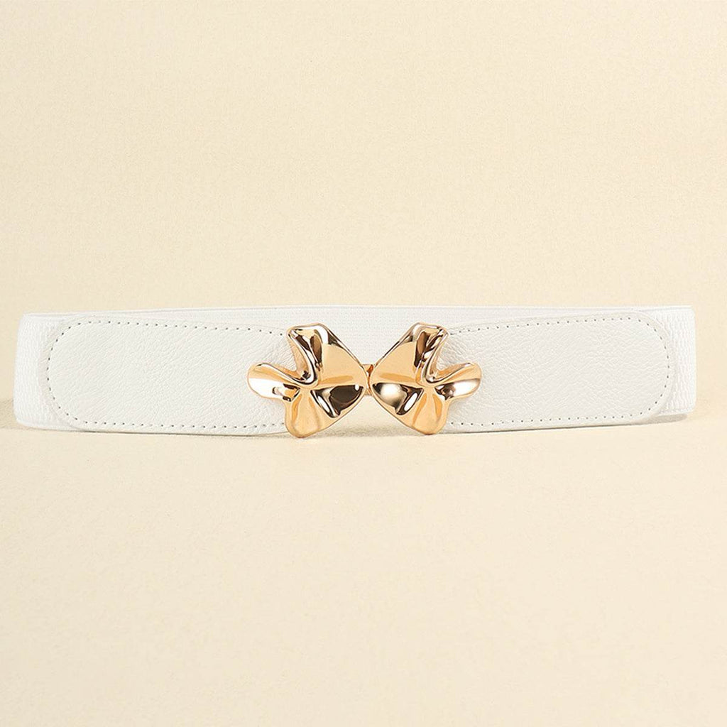 Alloy Buckle Elastic Belt - Delanoir