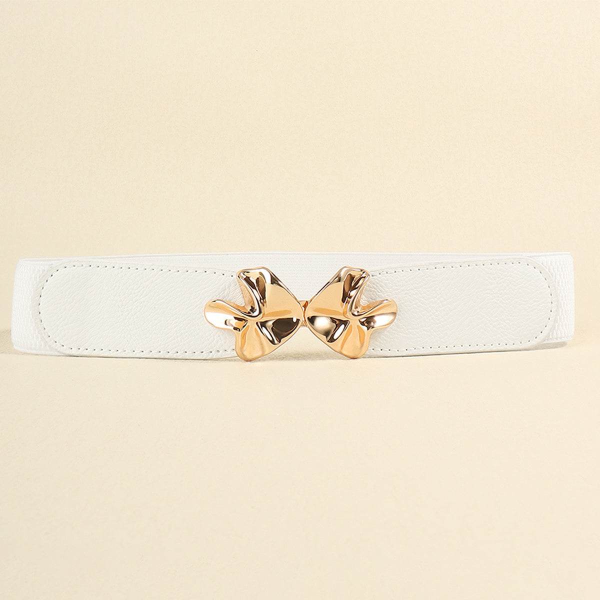 Alloy Buckle Elastic Belt - Delanoir