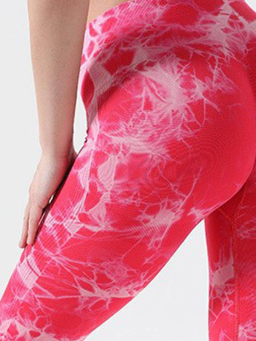 Tie-Dye High Waist Active Leggings - Delanoir