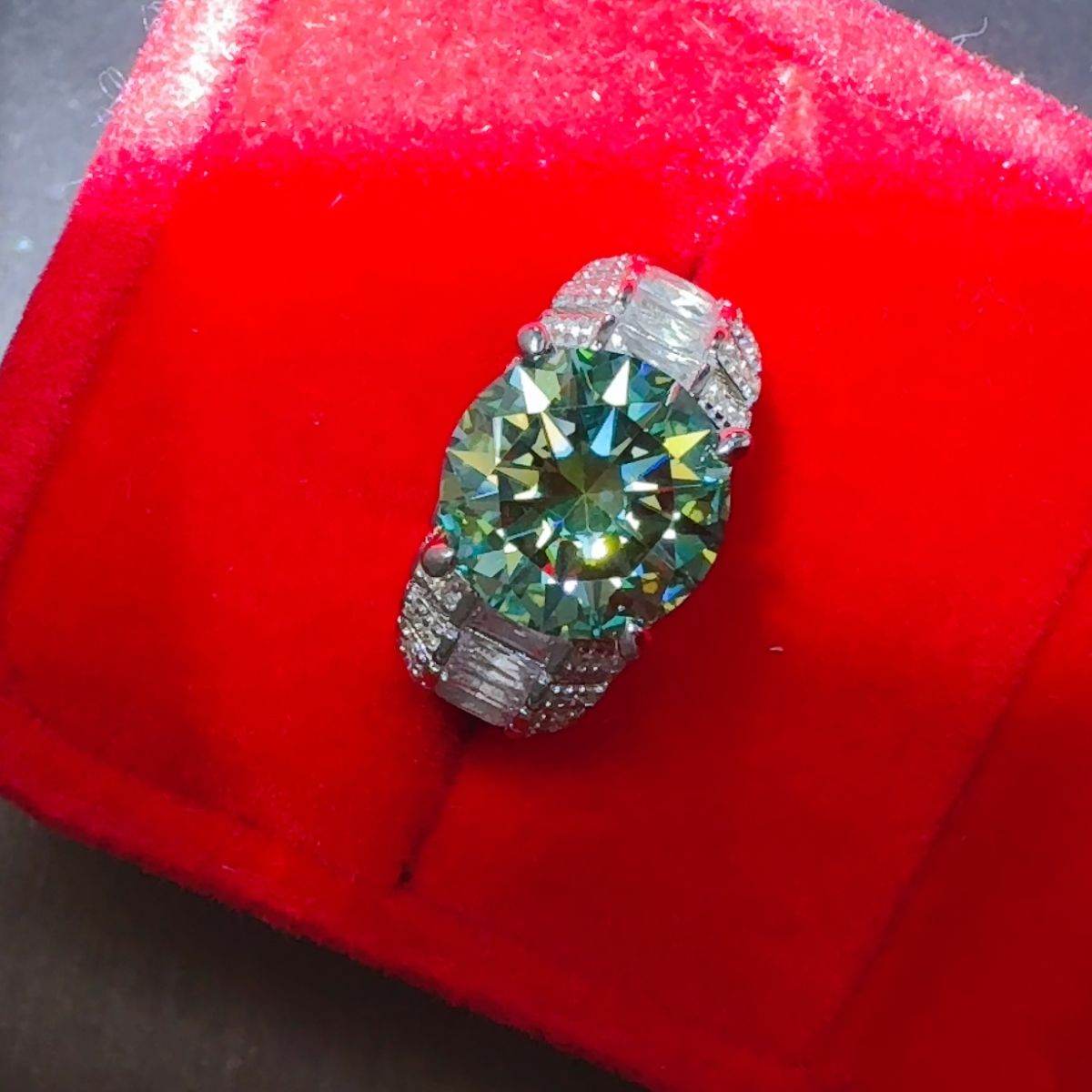 5 Carat Moissanite 925 Sterling Silver Ring - Delanoir