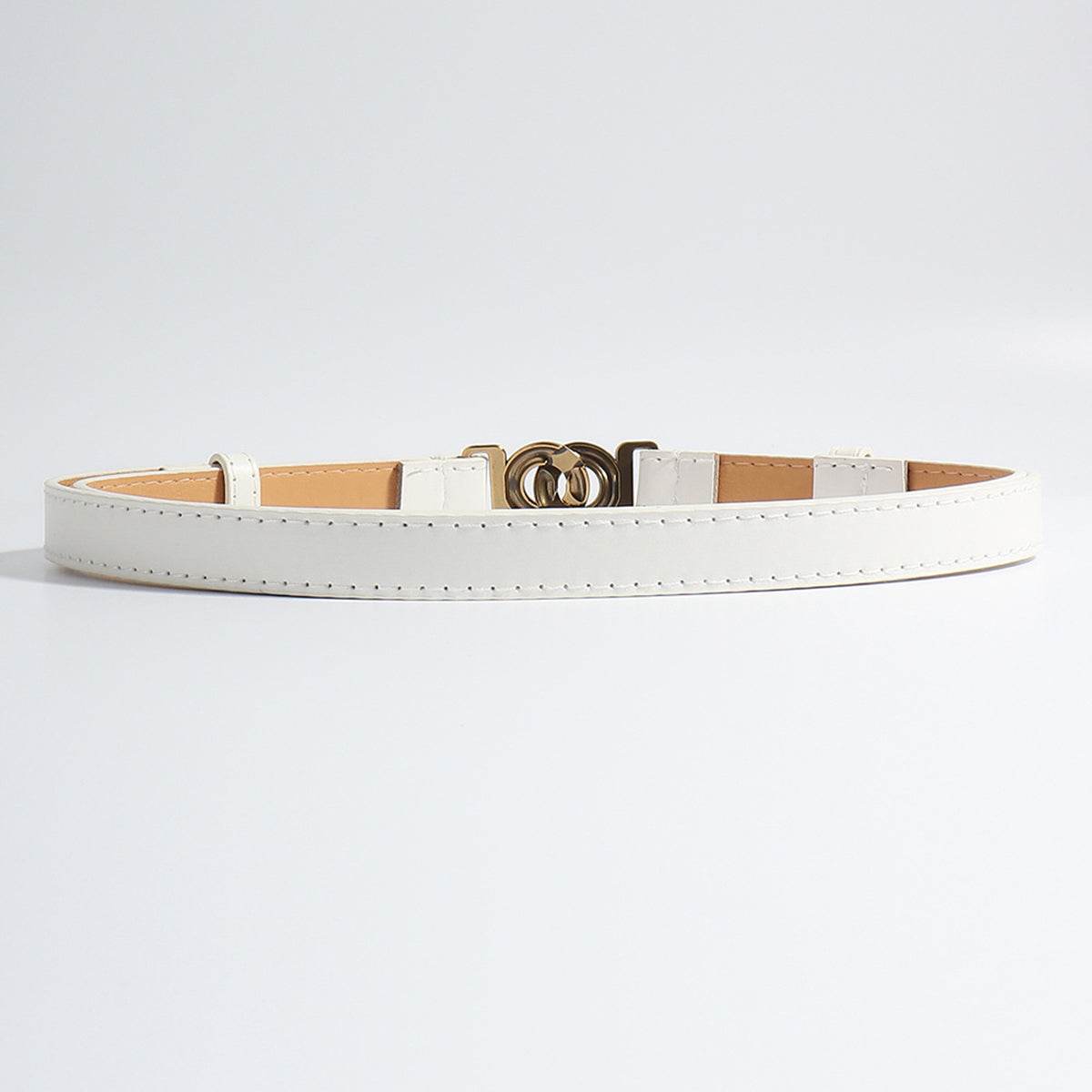 Alloy Buckle PU Belt - Delanoir
