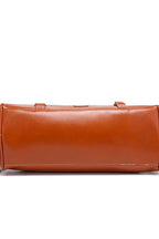 PU Leather Handbag with Tassels - Delanoir