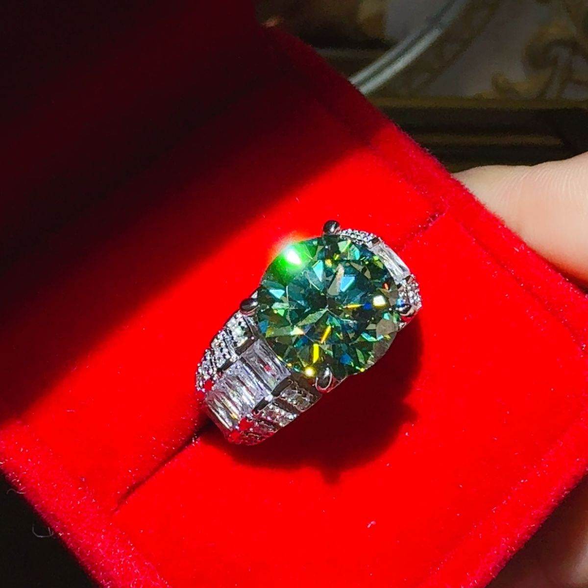 5 Carat Moissanite 925 Sterling Silver Ring - Delanoir