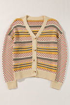 Button Down Long Sleeve Cardigan - Delanoir