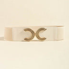 Double C Buckle Elastic Belt - Delanoir