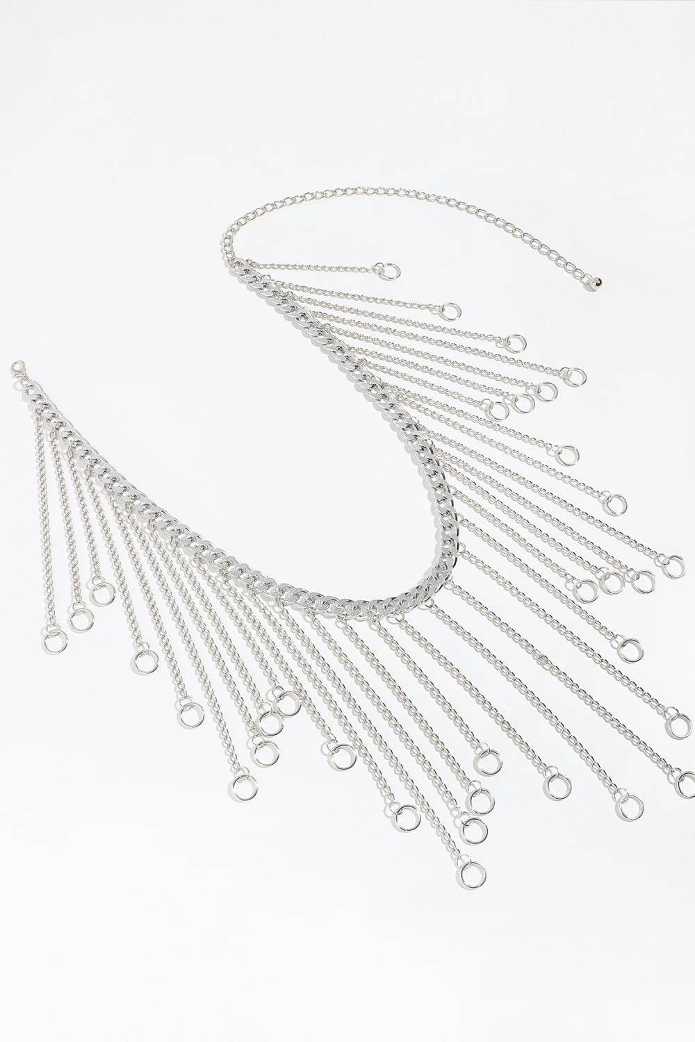 Fringe Chain Alloy Belt - Delanoir