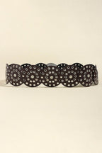 Vintage PU Leather Wide Belt - Delanoir