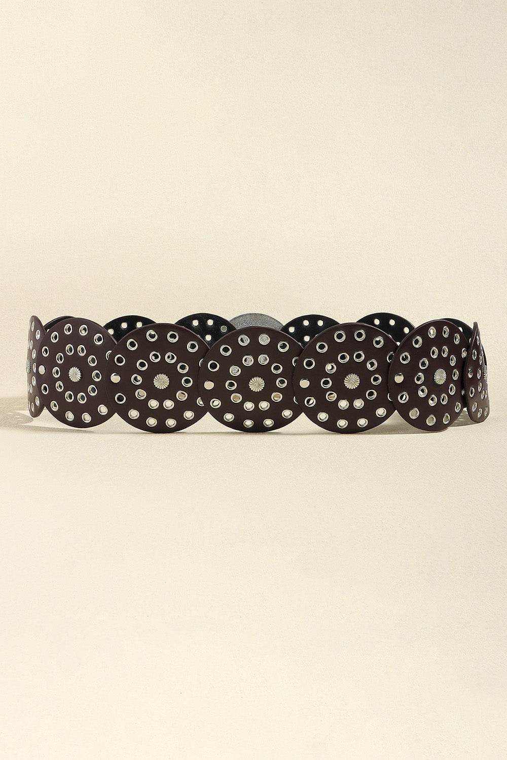 Vintage PU Leather Wide Belt - Delanoir