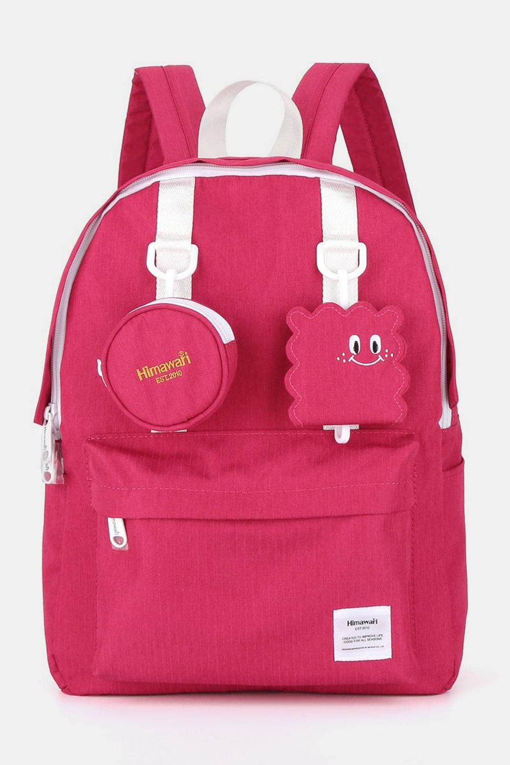 Himawari Waterproof Canvas Backpack Bag with Removable Coin Purse - Delanoir