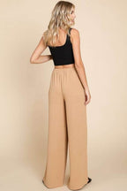 Culture Code Full Size High Waist Wide Leg Cargo Pants - Delanoir