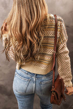 Button Down Long Sleeve Cardigan - Delanoir