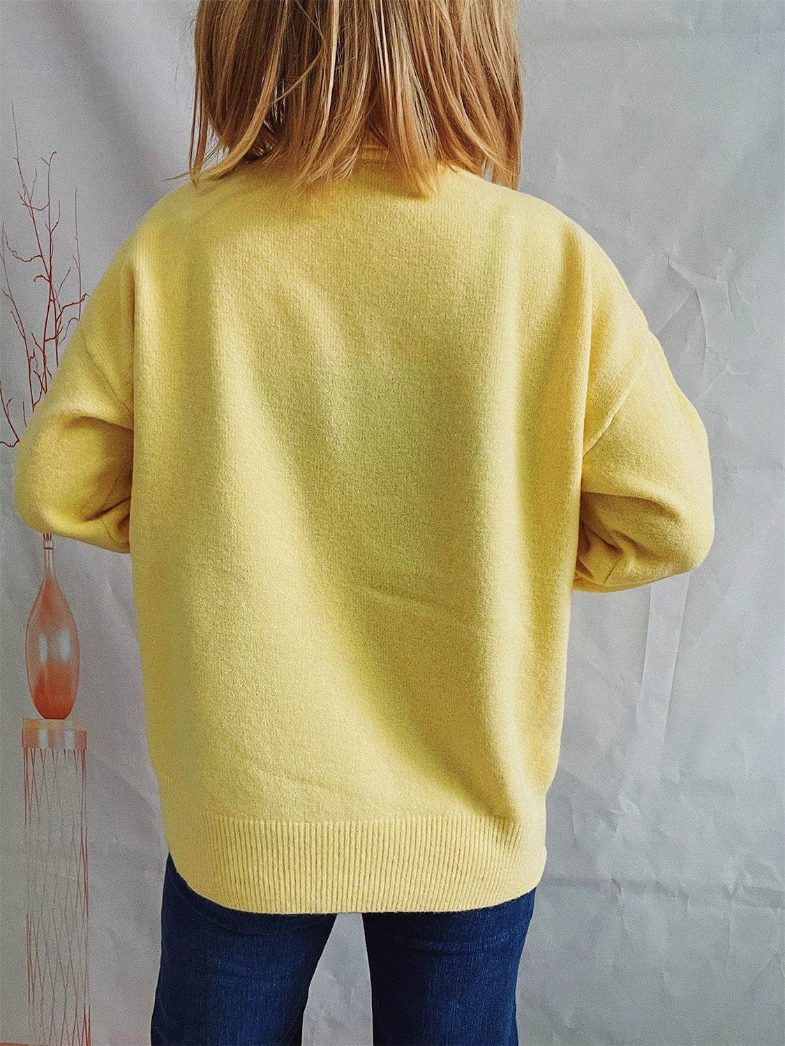 Turtleneck Long Sleeve Sweater - Delanoir