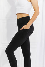 Leggings Depot Full Size Strengthen and Lengthen Reflective Dot Active Leggings - Delanoir