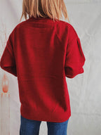 Turtleneck Long Sleeve Sweater - Delanoir