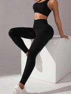 Seamless High Waist Active Pants - Delanoir