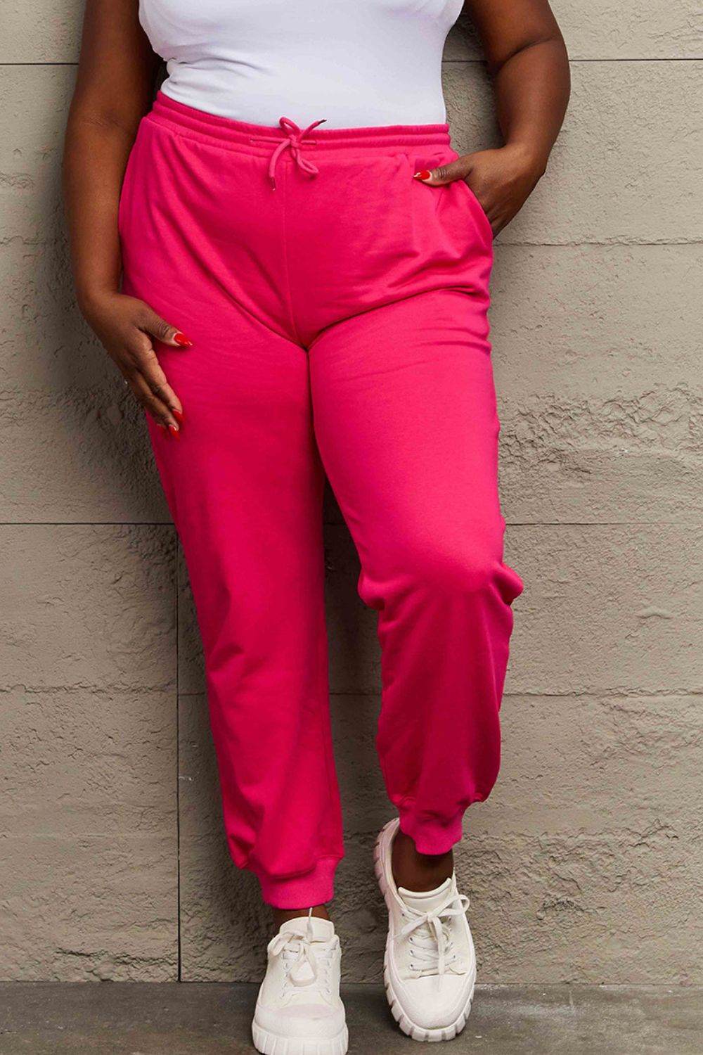 Simply Love Full Size Drawstring Sweatpants - Delanoir