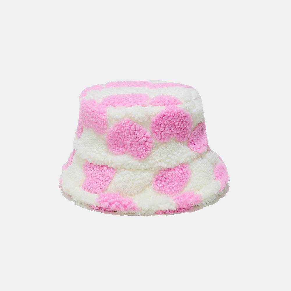 Contrast Heart Bucket Hat - Delanoir