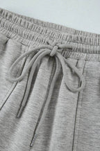 Drawstring Active Pants with Pockets - Delanoir