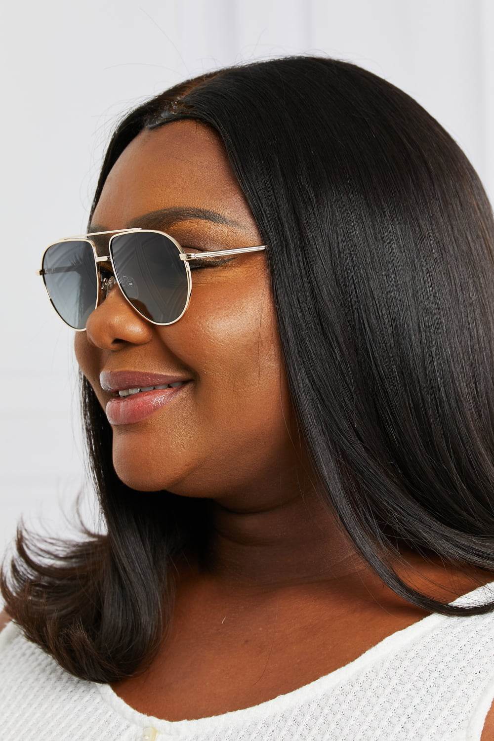 TAC Polarization Lens Aviator Sunglasses - Delanoir