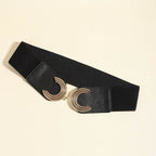 Double C Buckle Elastic Belt - Delanoir