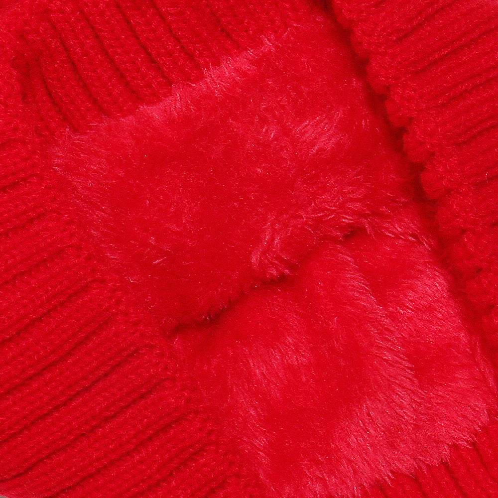 Cable Knit Winter Hat with Pompom - Delanoir