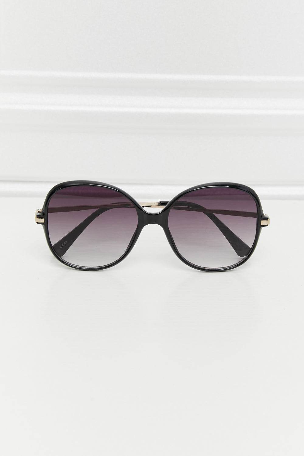 Metal-Plastic Hybrid Full Rim Sunglasses - Delanoir