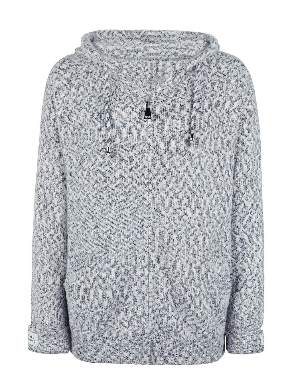 Zip-Up Hooded Sweater - Delanoir